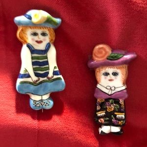 Ceramic pins by Ganz